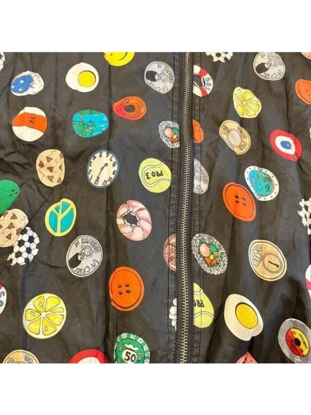 Vintage 1990 Nicole Miller Collectors Bomber Jacket Size L - Picture 10 of 16